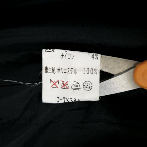 HANAE MORI Black White Tweed Blazer Jacket Size 9A3 - XS - Picture 9 of 12